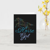 Reitsport Reiten Karte (Gelbe Blume)