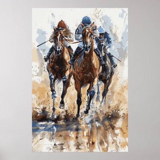 Reitsport Reiten Poster (Vorne)
