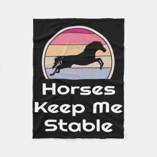 Reitsport Reitpferde Behalt Me S Fleecedecke (Vorderseite)