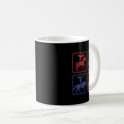 Reitsport Reitpferde Dressa Kaffeetasse (VorderseiteRechts)