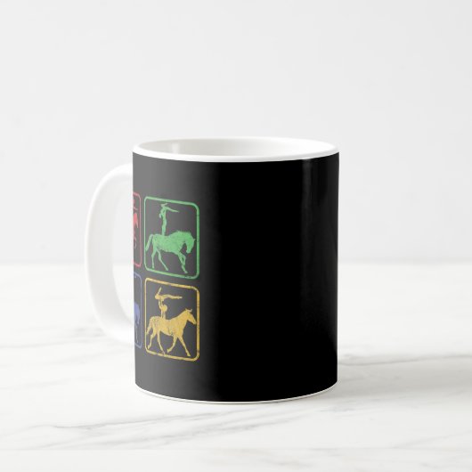 Reitsport Reitpferde Dressa Kaffeetasse (Vorderseite Links)