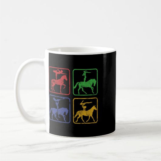 Reitsport Reitpferde Dressa Kaffeetasse (Links)