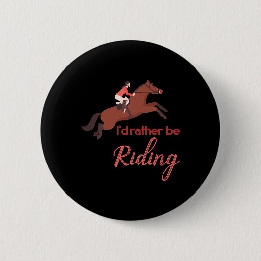 Reitsport Reitsport Reitpferd Pferd Button (Vorderseite)