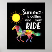 Reitsport Reitsport Sommerferien Poster (Vorne)