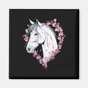 Reitsport Reitstall Blossom Magnet