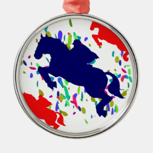 REITSPORT SILBERNES ORNAMENT