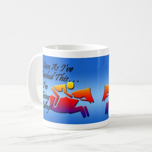 Reitsport-Tasse Kaffeetasse (Vorderseite Links)