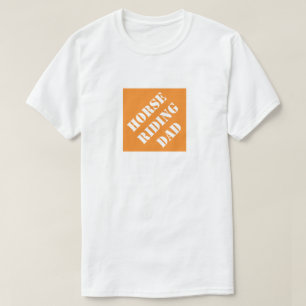 Reitsport Vater Der sonnige Vater Humorischer Vate T-Shirt