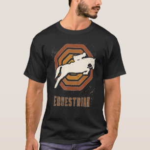 Reitsport Vintage Retro Klassische Sportliebe T-Shirt