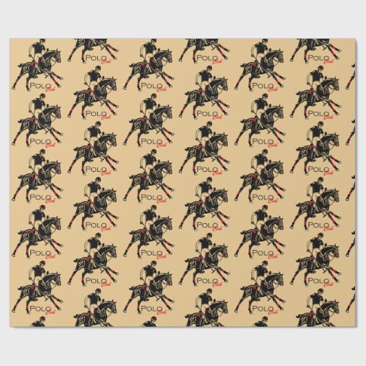 Reitsportclub Geschenkpapier (Flach)