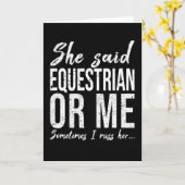 Reitsportgeschenk Karte (Gelbe Blume)