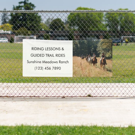 Reitsportler Ranch Stallpferde Banner (Insitu)