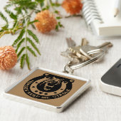 Reitsportler Schlüsselanhänger (Seite)