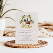 Reitsportort Elegante Einladung