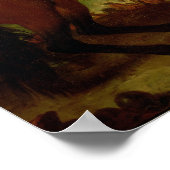 Reitsportrait von Philip V Poster (Ecke)