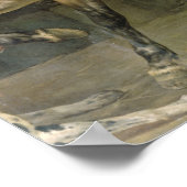 Reitsportrait von Stanislas Kostka Poster (Ecke)