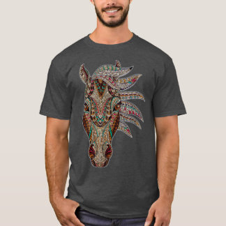Reitstall Abstrakt Art Native American Horse T-Shirt