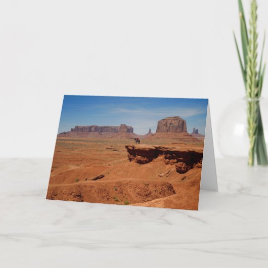 Reitstall Blankgrüße Karte (Vorderseite)