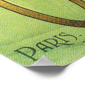 Reitstall Cycles Vintage Poster (Ecke)