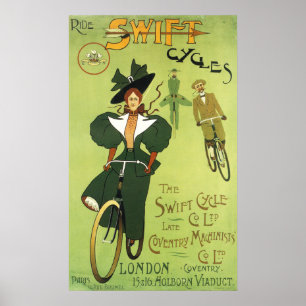 Reitstall Cycles Vintage Poster