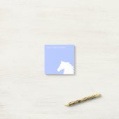 Reitstall Elegante Custom Note Post-it Klebezettel (Auf Schreibtisch)