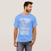 Reitstall für Pferde T-Shirt (Vorne ganz)