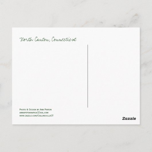 Reitstall im Kanton Postkarte (Rückseite)