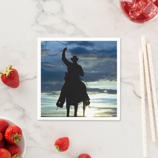 Reitstall Reitsport Silhouette Serviette (Beispiel)
