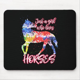 Reitstall Rodelbahn mit Aussicht Reiten Mousepad