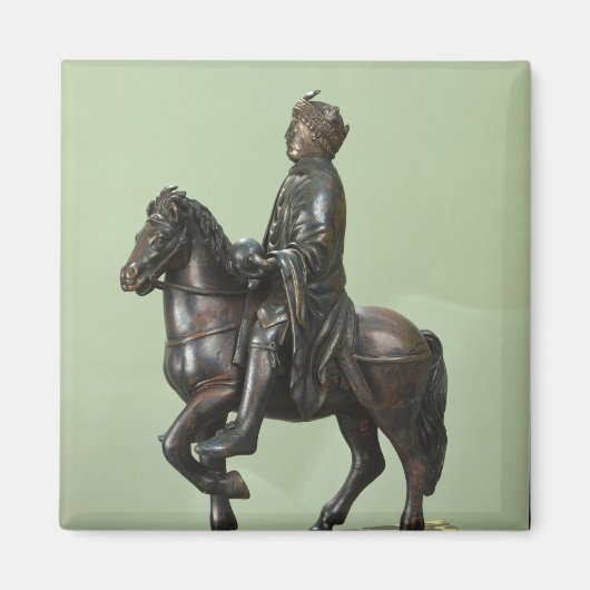 Reitstatue Charlemagne 2 Magnet (Vorne)