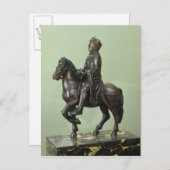 Reitstatue Charlemagne 2 Postkarte (Vorne/Hinten)