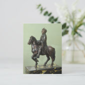 Reitstatue Charlemagne 2 Postkarte (Stehend Vorderseite)
