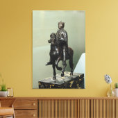Reitstatue Charlemagne Leinwanddruck (Insitu (Wohnzimmer))