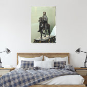 Reitstatue Charlemagne Leinwanddruck (Insitu (Schlafzimmer))