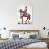 Reitstatue Charlemagne Leinwanddruck (Insitu (Schlafzimmer))