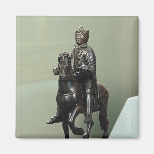 Reitstatue Charlemagne Magnet (Vorne)