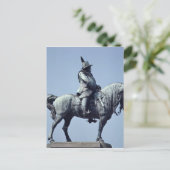 Reitstatue Charles Gustav X , Postkarte (Stehend Vorderseite)