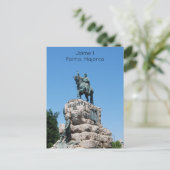 Reitstatue Jaime I. an der Placa Espanya Pos Postkarte (Stehend Vorderseite)