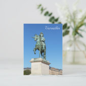 Reitstatue Ludwig XIV in Versailles Postkarte (Stehend Vorderseite)