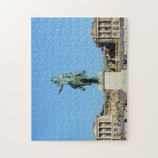 Reitstatue Ludwig XIV in Versailles Puzzle (Vertikal)