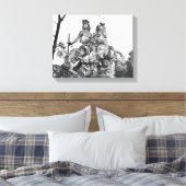 Reitstatue Ludwig XIV Leinwanddruck (Insitu (Schlafzimmer))