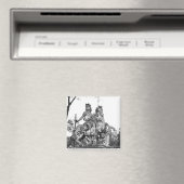 Reitstatue Ludwig XIV Magnet (In Situ (Geschirrspüler))