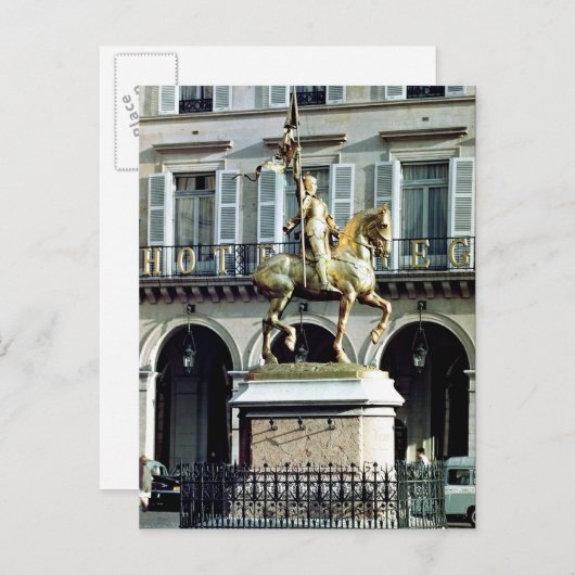 Reitstatue Postkarte (Vorne/Hinten)