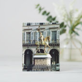 Reitstatue Postkarte (Stehend Vorderseite)
