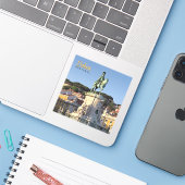 Reitstatue von König José I., Lissabon Aufkleber (Laptop mit iPhone)