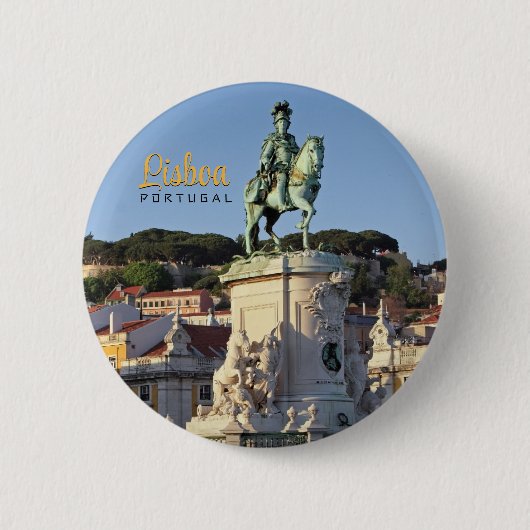 Reitstatue von König José I., Lissabon Button (Vorderseite)