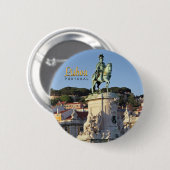 Reitstatue von König José I., Lissabon Button (Vorne & Hinten)
