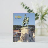 Reitstatue von König José I., Lissabon Postkarte (Stehend Vorderseite)