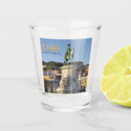 Reitstatue von König José I., Lissabon Schnapsglas