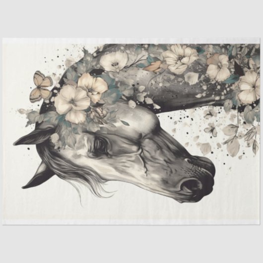 Reitstift Art 1 Dekoupage Papier (Vorderseite)